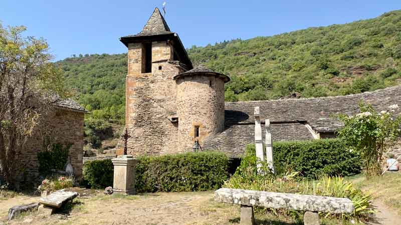 Medieval Church in Brousse-le-Château