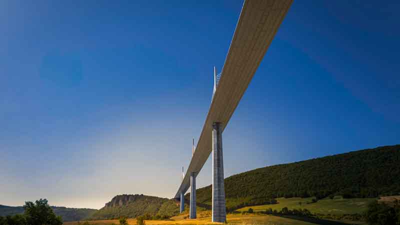 View of Millau Viaduct