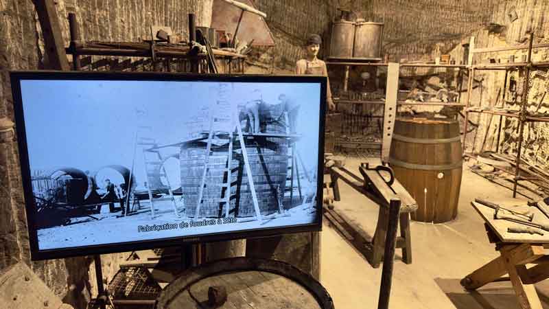 Cooper's Workshop Display inside Terra Vinea