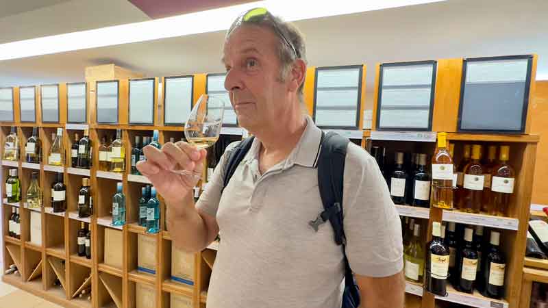 Olivier at Terra Vinea Wine Tasting