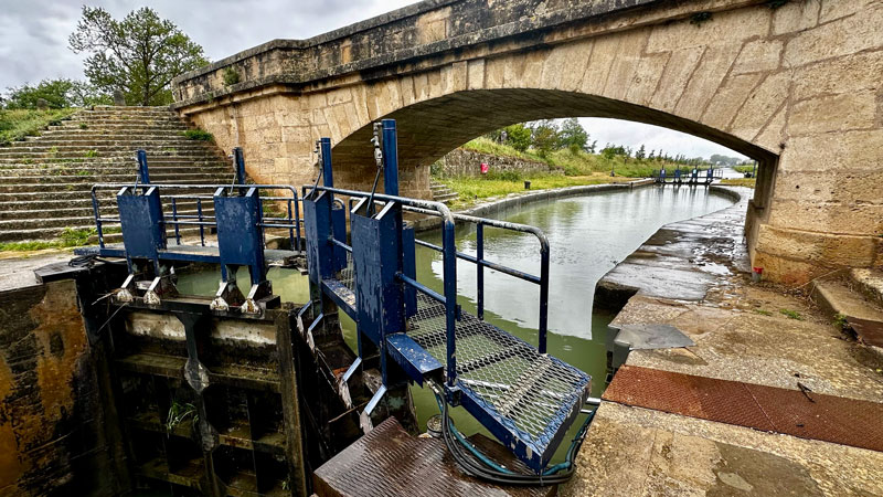 Lock at Sallèles-d'Aude