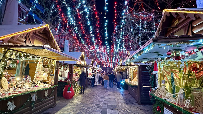 Carcassonne Christmas Market Place Carnot