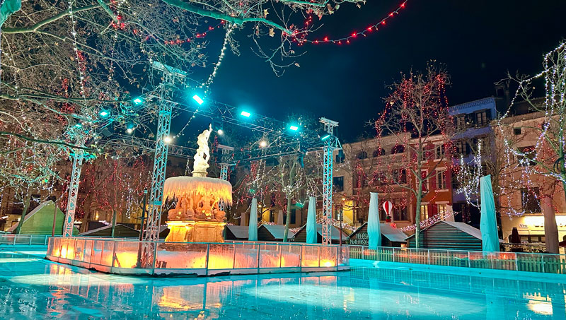 Ice Skating Rink Place Carnot Carcassonne