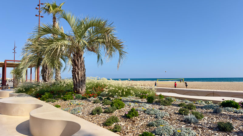 Promenade at Narbonne Plage
