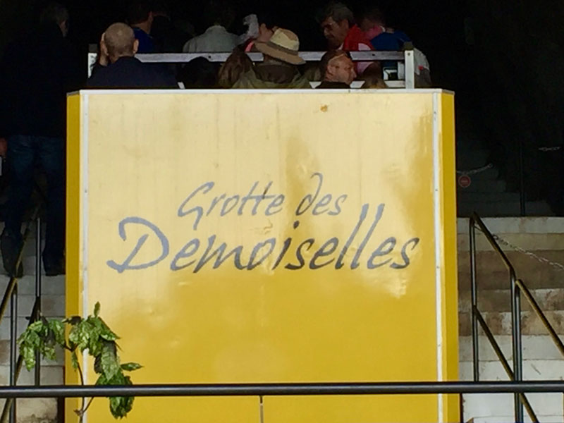 Funicular at La Grotte des Demoiselles