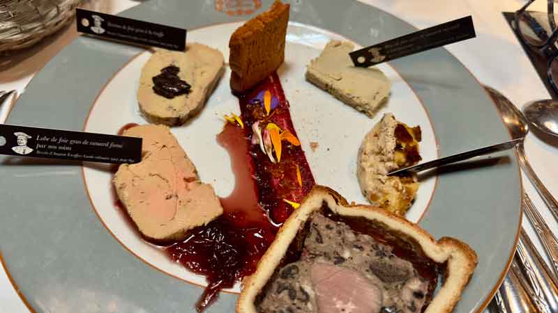 Platter of Foie Gras