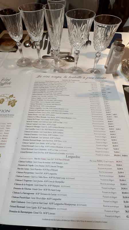 Wine List